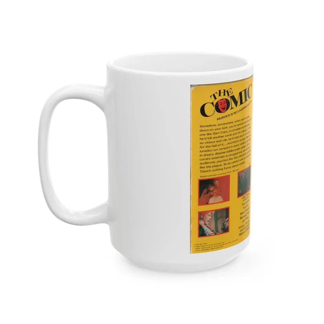 THE COMIC (VHS COVER) - White Coffee Mug - Go Mug Yourself