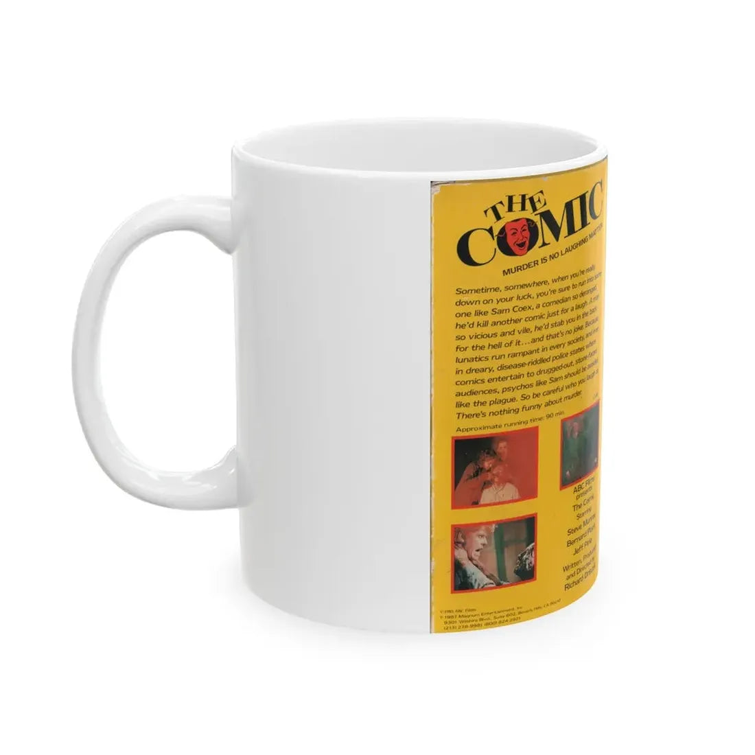 THE COMIC (VHS COVER) - White Coffee Mug - Go Mug Yourself