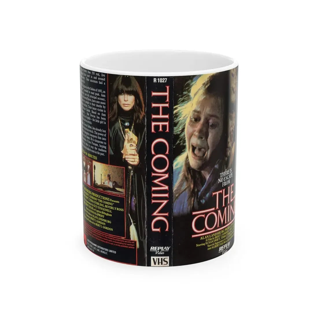 THE COMING (VHS COVER) - White Coffee Mug 11oz - Go Mug Yourself