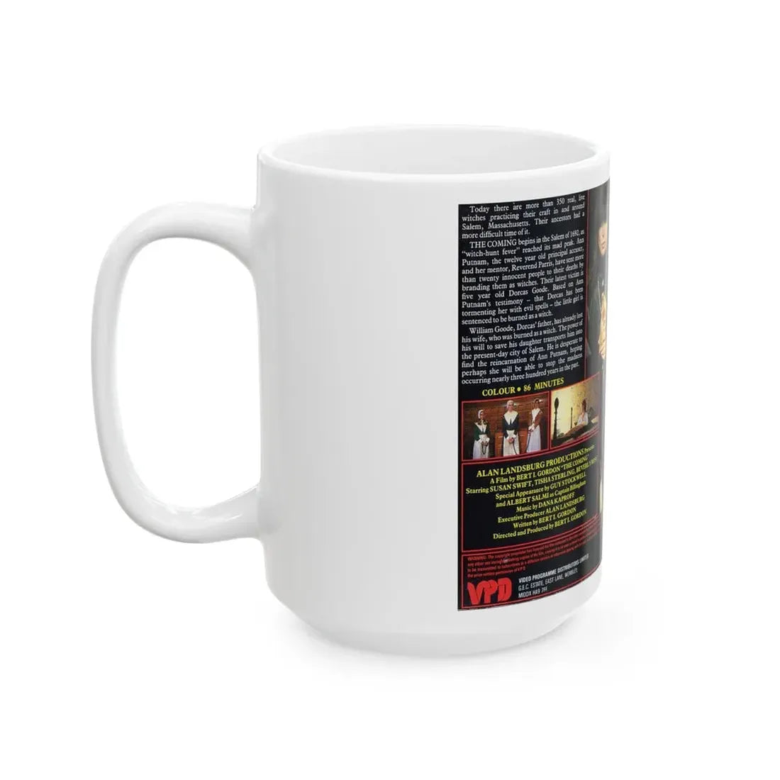 THE COMING (VHS COVER) - White Coffee Mug - Go Mug Yourself