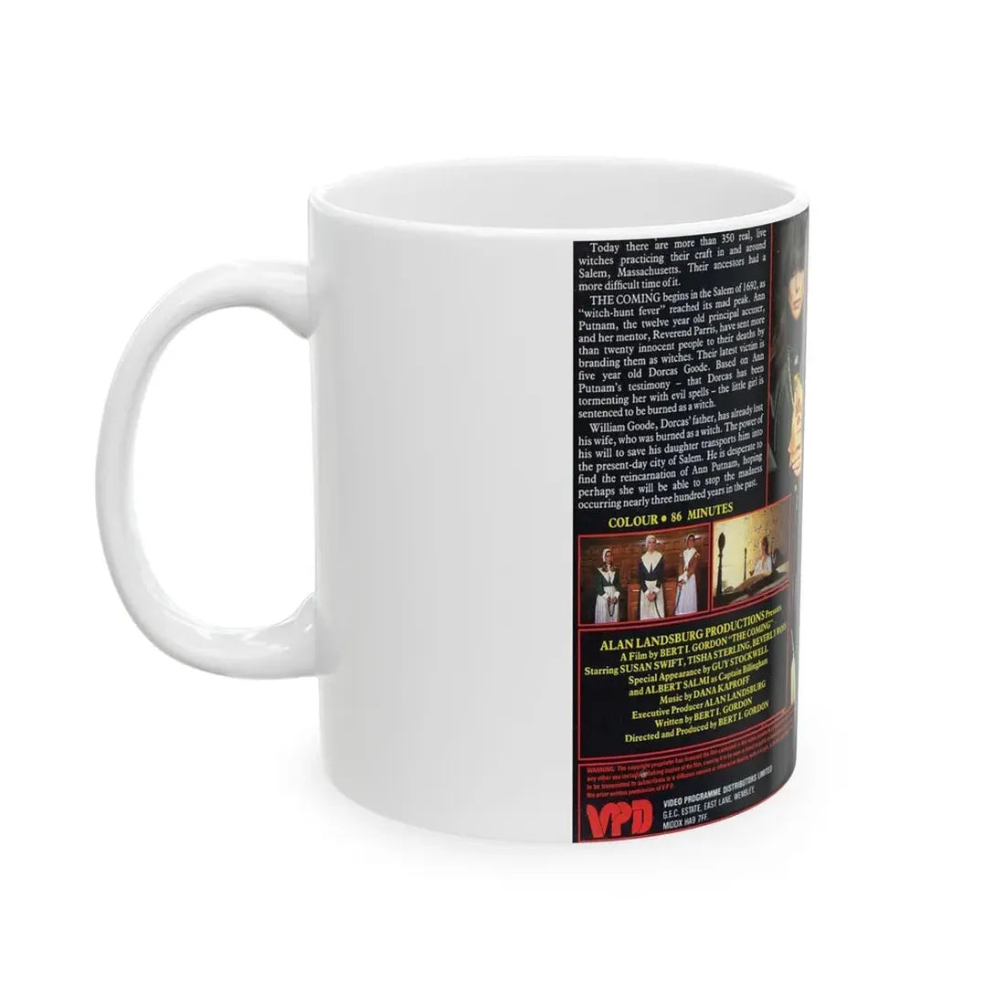 THE COMING (VHS COVER) - White Coffee Mug - Go Mug Yourself