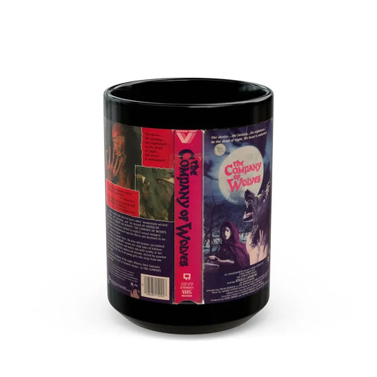 THE COMPANY OF WOLVES (VHS COVER) - Black Coffee Mug 15oz - Go Mug Yourself