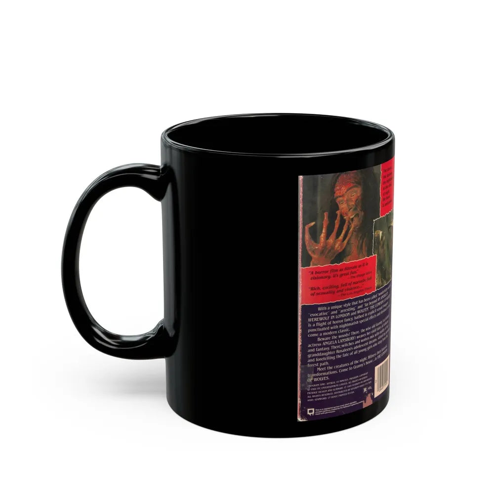 THE COMPANY OF WOLVES (VHS COVER) - Black Coffee Mug-Go Mug Yourself