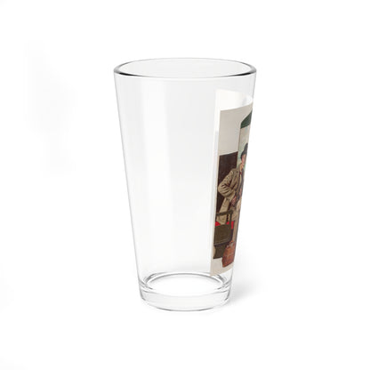 The Conductor (Magazine Illustration) Pint Glass 16oz-Go Mug Yourself