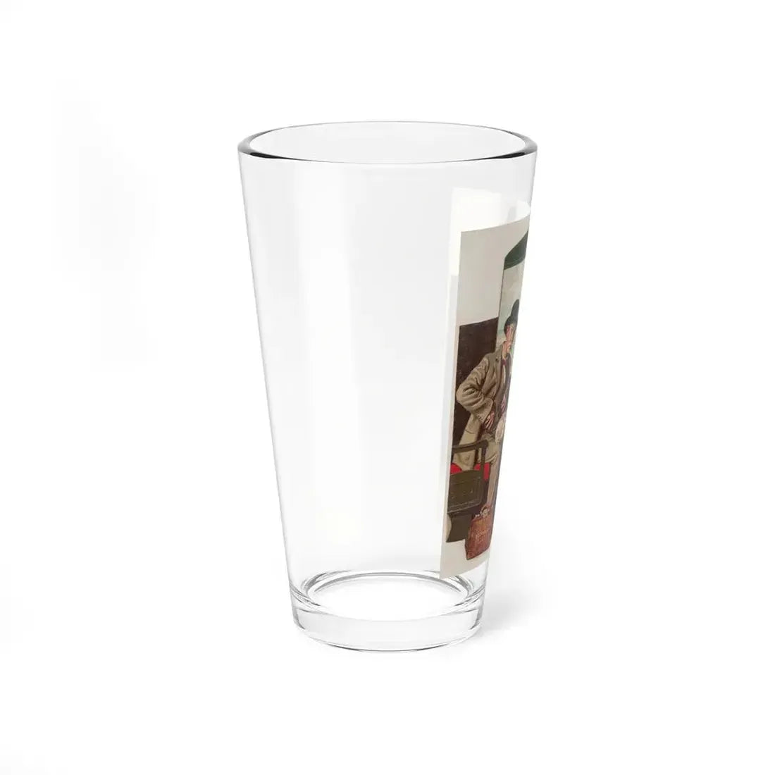 The Conductor (Magazine Illustration) Pint Glass 16oz - Go Mug Yourself