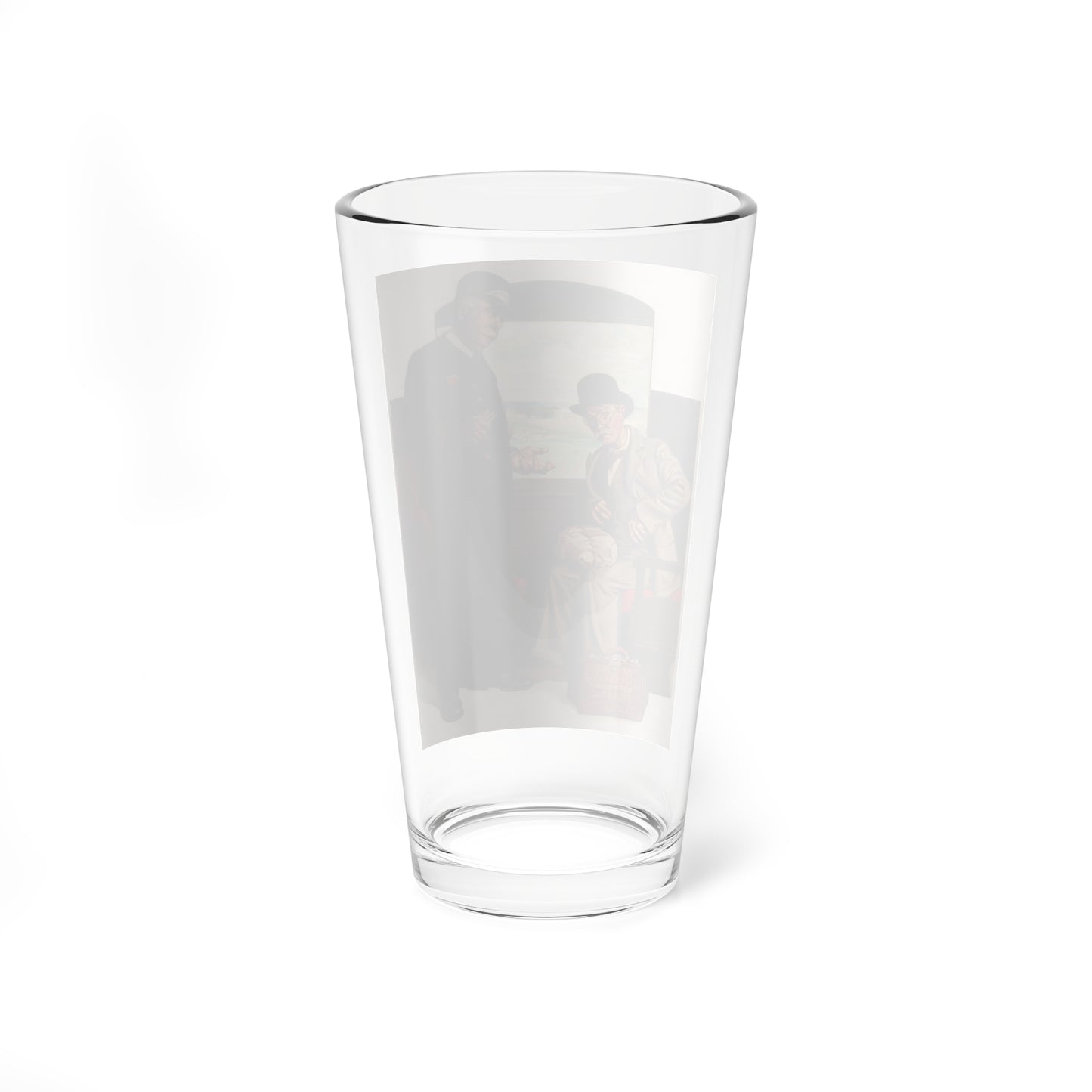 The Conductor (Magazine Illustration) Pint Glass 16oz-Go Mug Yourself