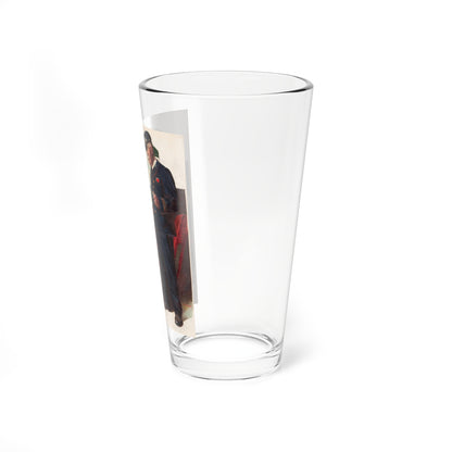 The Conductor (Magazine Illustration) Pint Glass 16oz-Go Mug Yourself