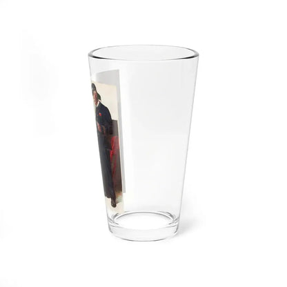 The Conductor (Magazine Illustration) Pint Glass 16oz - Go Mug Yourself