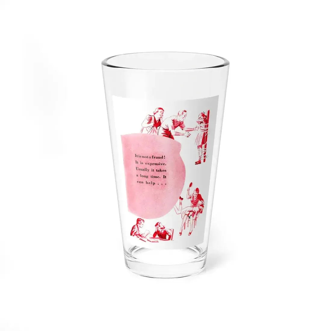 The Consensus, 1942 (Magazine Illustration) Pint Glass 16oz 16oz - Go Mug Yourself