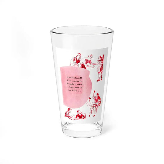 The Consensus, 1942 (Magazine Illustration) Pint Glass 16oz 16oz - Go Mug Yourself