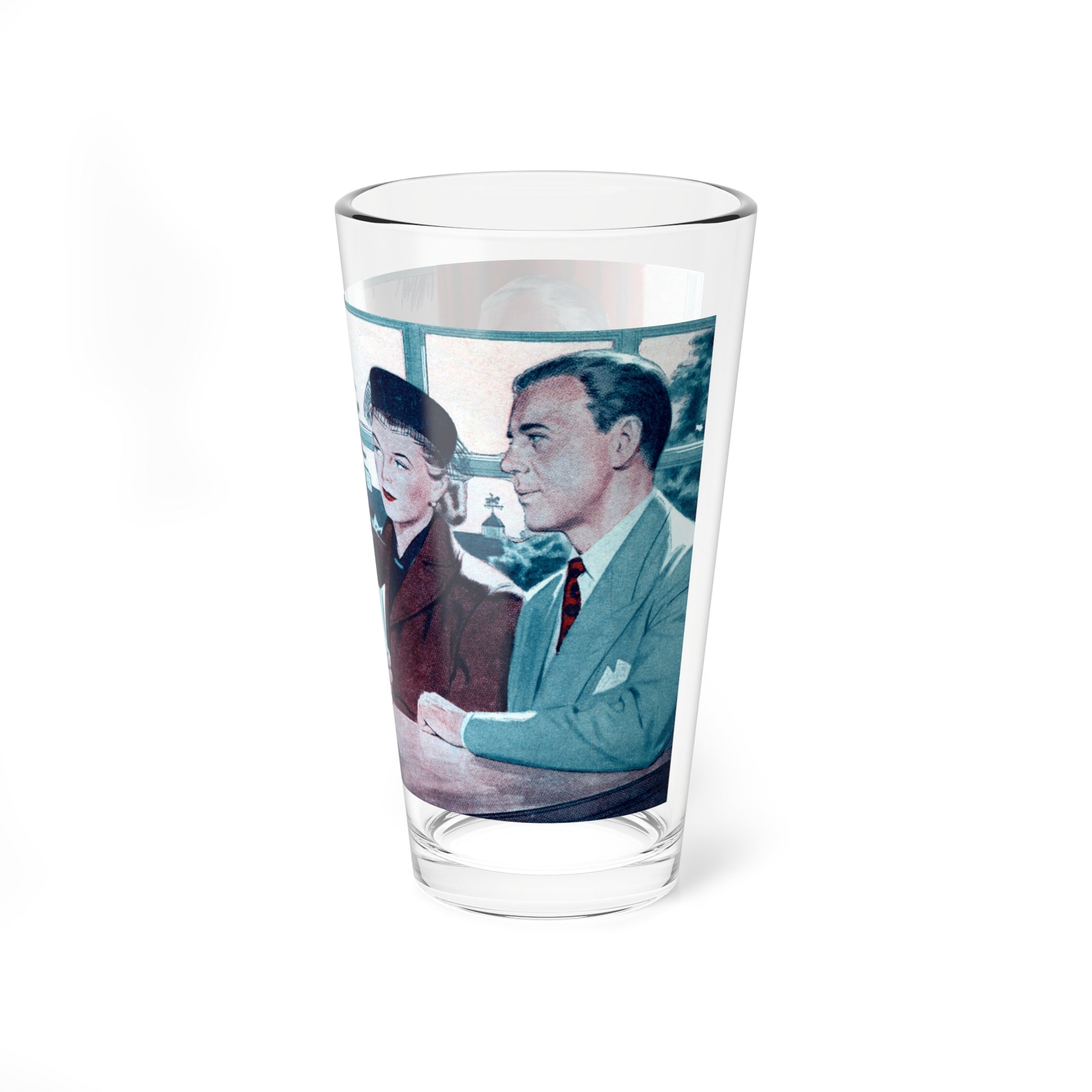 The Consult, 1950s (Magazine Illustration) Pint Glass 16oz-Go Mug Yourself