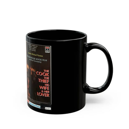 THE COOK THE THIEF HIS WIFE AND HER LOVER (VHS COVER) - Black Coffee Mug - Go Mug Yourself