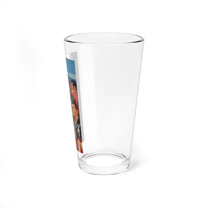 The Cop Was Scared!, 1957 (Magazine Illustration) Pint Glass 16oz - Go Mug Yourself