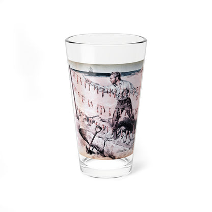 The Coral Skull, Cavalier, May 1953 (Magazine Illustration) Pint Glass 16oz-16oz-Go Mug Yourself