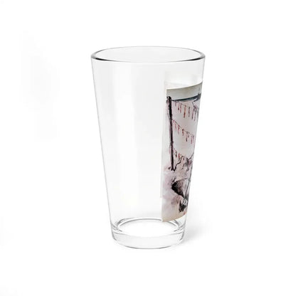 The Coral Skull, Cavalier, May 1953 (Magazine Illustration) Pint Glass 16oz - Go Mug Yourself