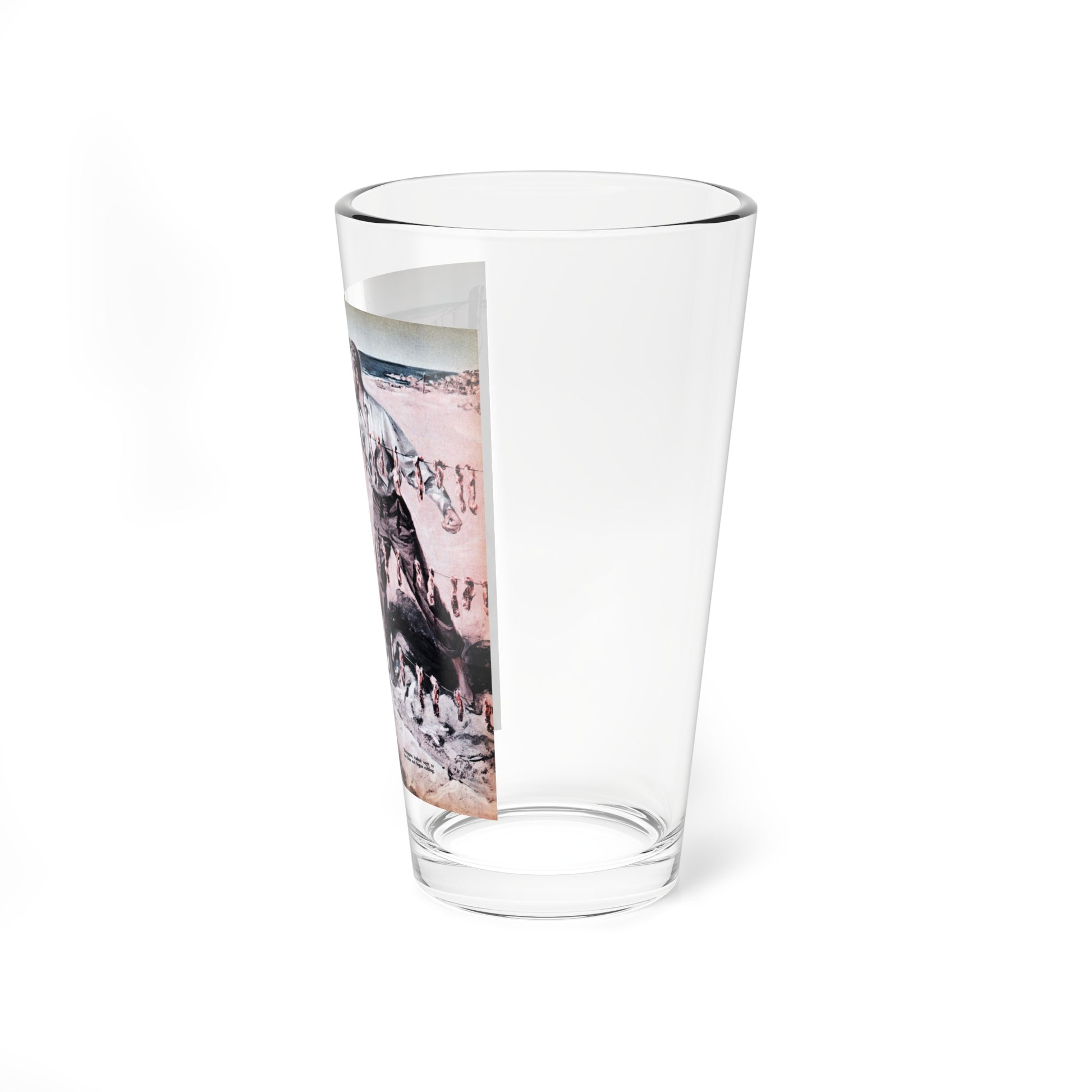 The Coral Skull, Cavalier, May 1953 (Magazine Illustration) Pint Glass 16oz-Go Mug Yourself