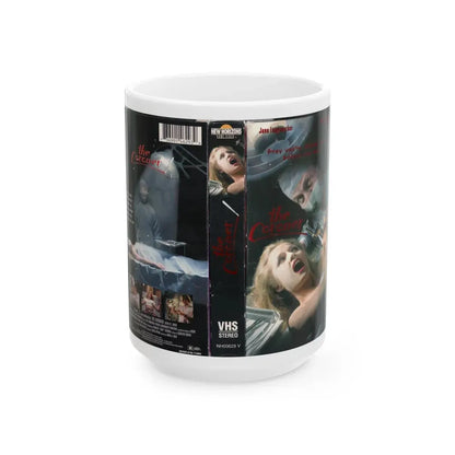 THE CORONER (VHS COVER) - White Coffee Mug 15oz - Go Mug Yourself