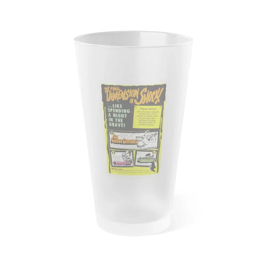 THE CORPSE GRINDERS + THE UNDERTAKER AND HIS PALS + THE EMBALMER 1972 Movie Poster - Frosted Pint Glass 16oz Default Title - Go Mug Yourself