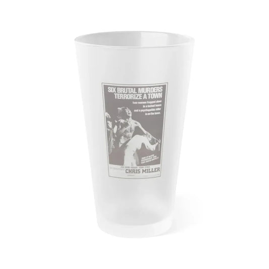 THE CORRUPTION OF CHRIS MILLER 1973 Movie Poster - Frosted Pint Glass 16oz Default Title - Go Mug Yourself