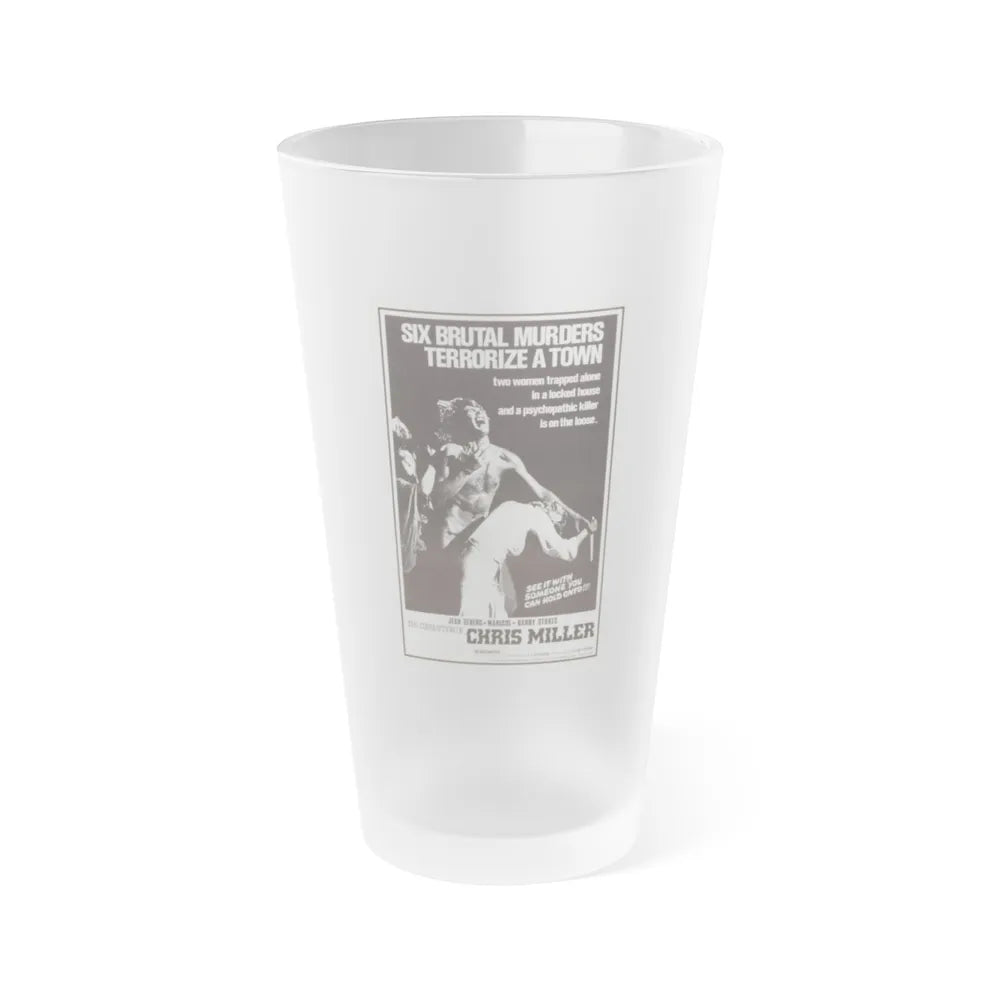 THE CORRUPTION OF CHRIS MILLER 1973 Movie Poster - Frosted Pint Glass 16oz-Go Mug Yourself