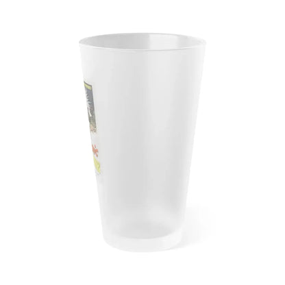 THE COSMIC MAN 1959 Movie Poster - Frosted Pint Glass 16oz - Go Mug Yourself