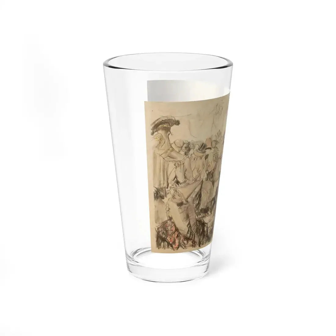 The Costume Ball (Magazine Illustration) Pint Glass 16oz - Go Mug Yourself