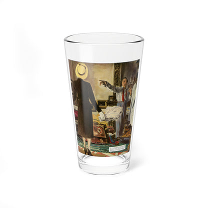 The Counterfeit Marriage, 1949 (Magazine Illustration) Pint Glass 16oz-16oz-Go Mug Yourself