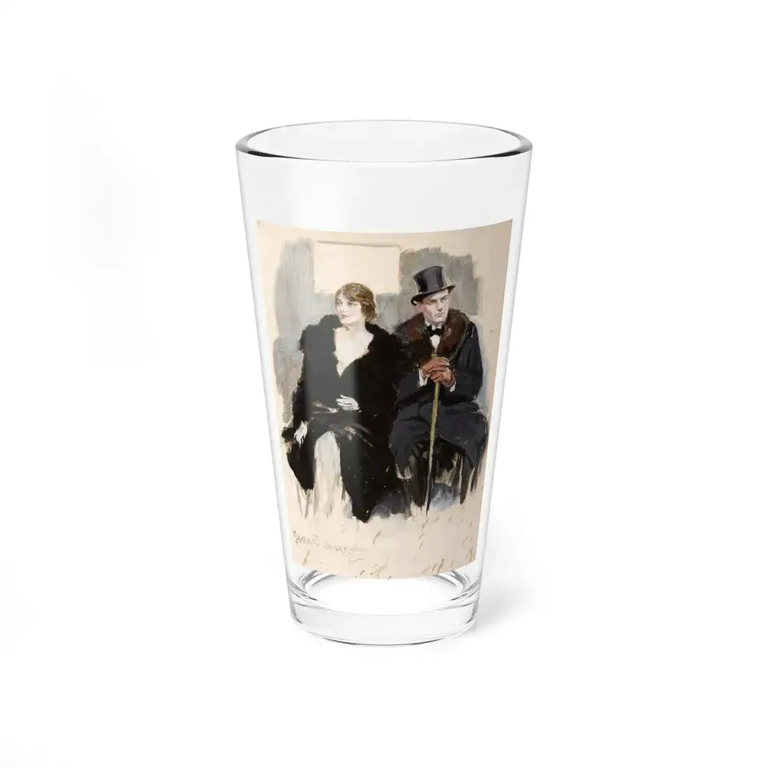 The Counterfeiters, American Magazine Illustration (Magazine Illustration) Pint Glass 16oz 16oz - Go Mug Yourself