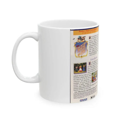 THE COUNTRY MOUSE AND THE CITY MOUSE ADVENTURES FRISCO RUMBLE (VHS COVER) - White Coffee Mug - Go Mug Yourself