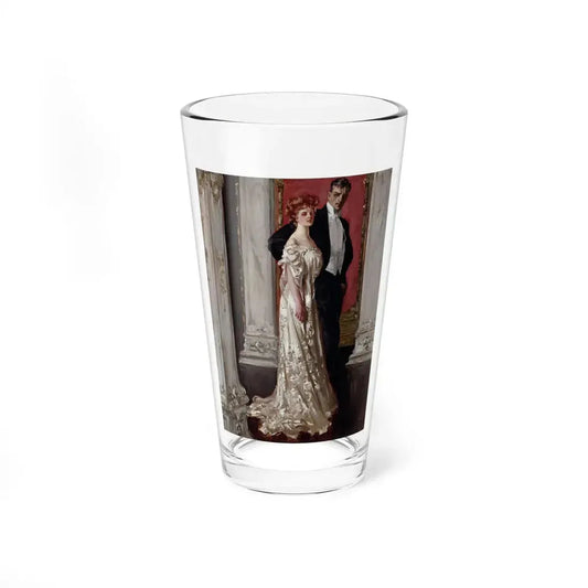 The Couple (Magazine Illustration) Pint Glass 16oz 16oz - Go Mug Yourself