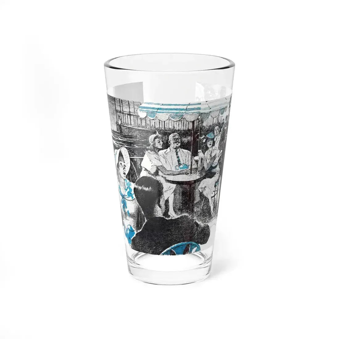 The Course of Justice (1), Blue Book Magazine, April 1948 (Magazine Illustration) Pint Glass 16oz 16oz - Go Mug Yourself