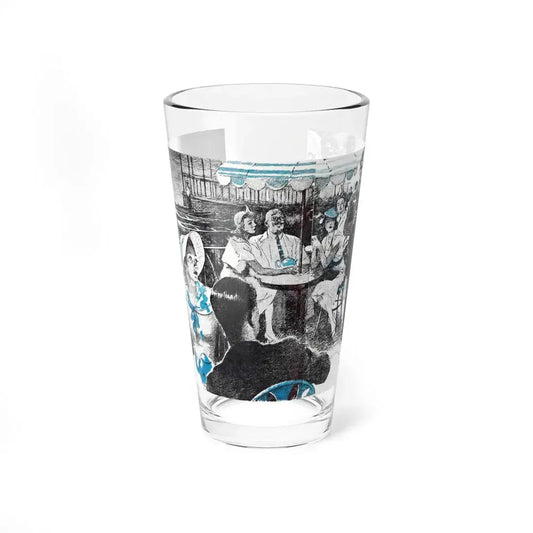 The Course of Justice (1), Blue Book Magazine, April 1948 (Magazine Illustration) Pint Glass 16oz 16oz - Go Mug Yourself