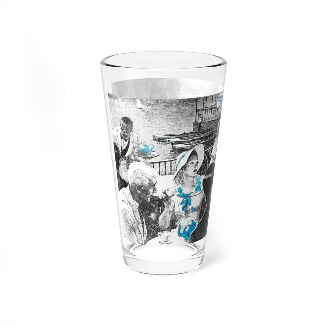 The Course of Justice (1), Blue Book Magazine, April 1948 (Magazine Illustration) Pint Glass 16oz - Go Mug Yourself