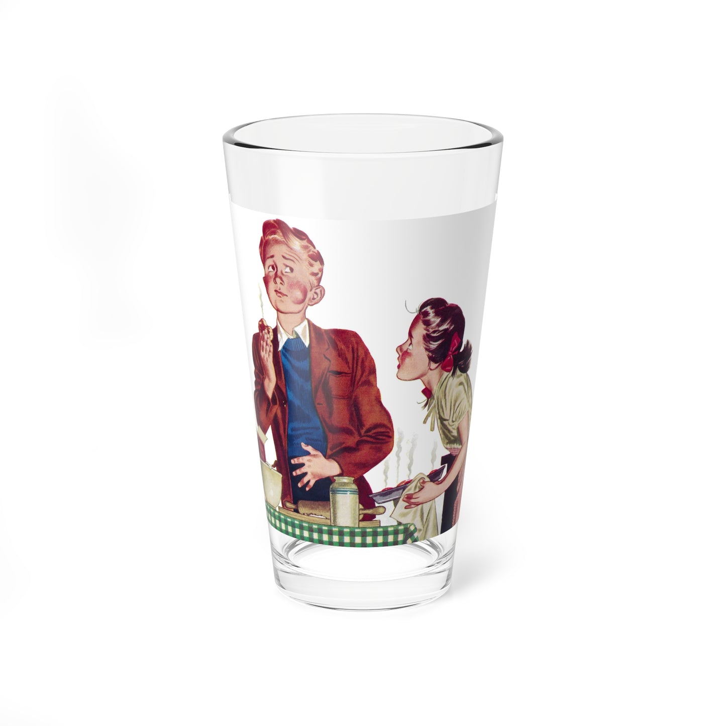 The cover of Good Housekeeping magazine, April 1945 (Magazine Illustration) Pint Glass 16oz-16oz-Go Mug Yourself