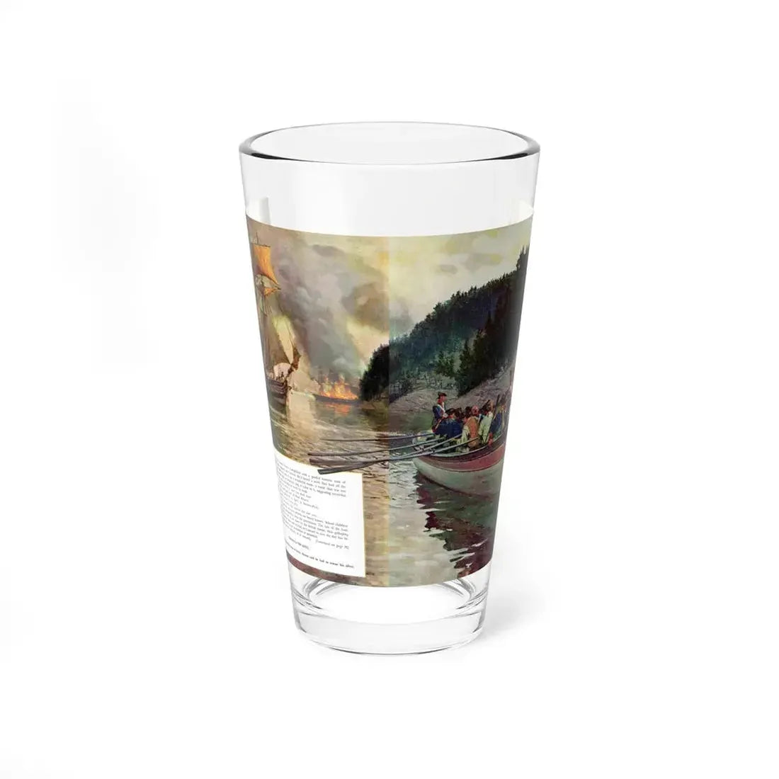 The Cowardly Career of Paul Revere (2), True magazine, March 1962 (Magazine Illustration) Pint Glass 16oz 16oz - Go Mug Yourself