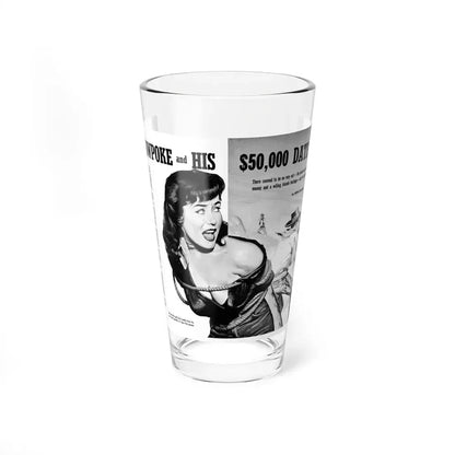 The Cowpoke and His 50,000 Date, True Men Stories, December 1958 (Magazine Illustration) Pint Glass 16oz 16oz - Go Mug Yourself