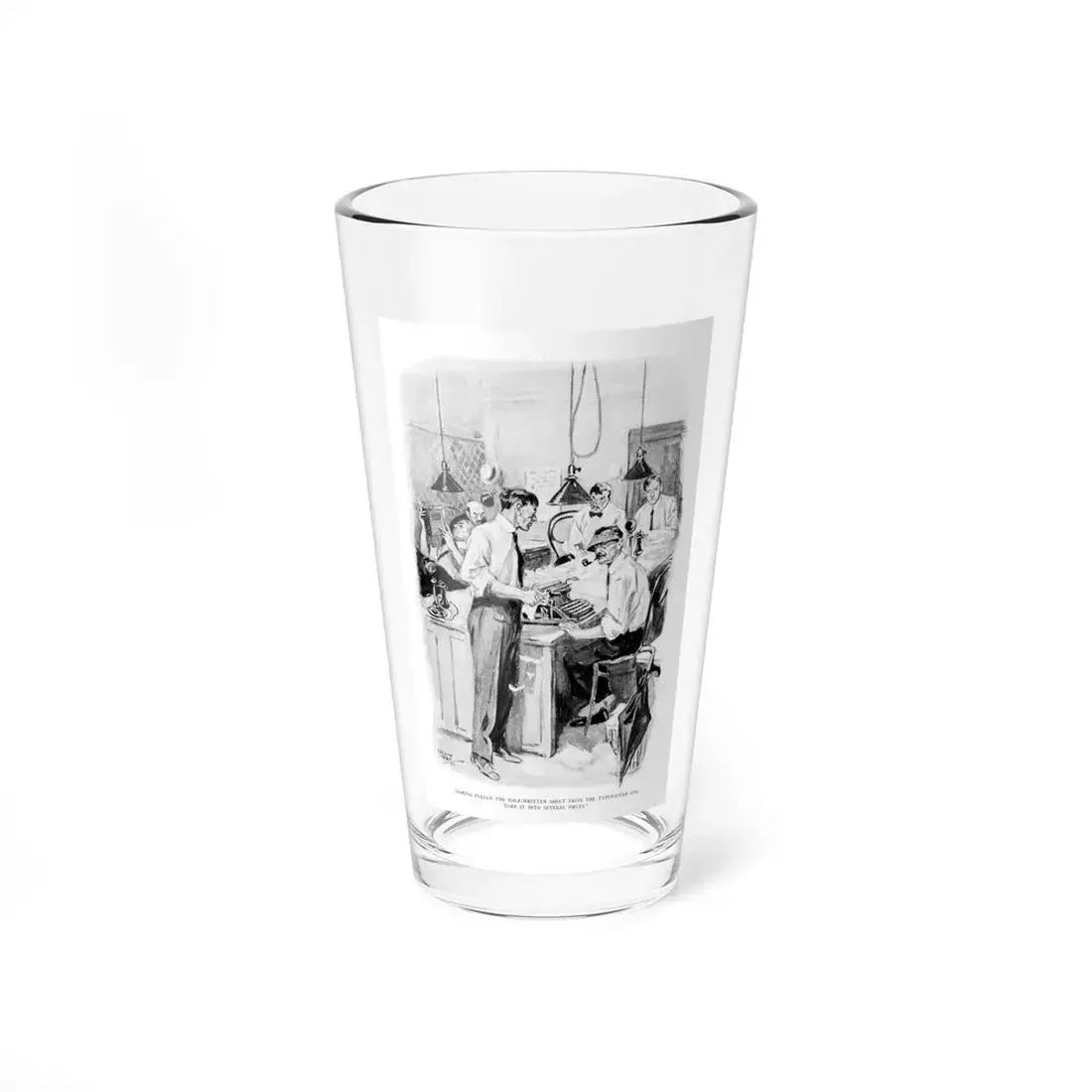 The Crackajack Story (1), McClure's Magazine, November 1909 (Magazine Illustration) Pint Glass 16oz 16oz - Go Mug Yourself