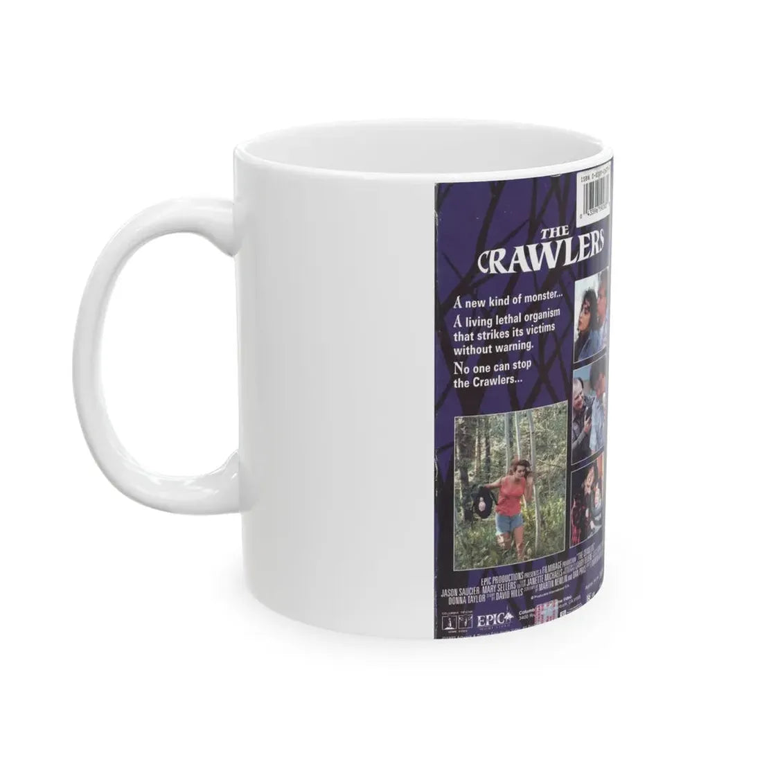 THE CRAWLERS (VHS COVER) - White Coffee Mug - Go Mug Yourself