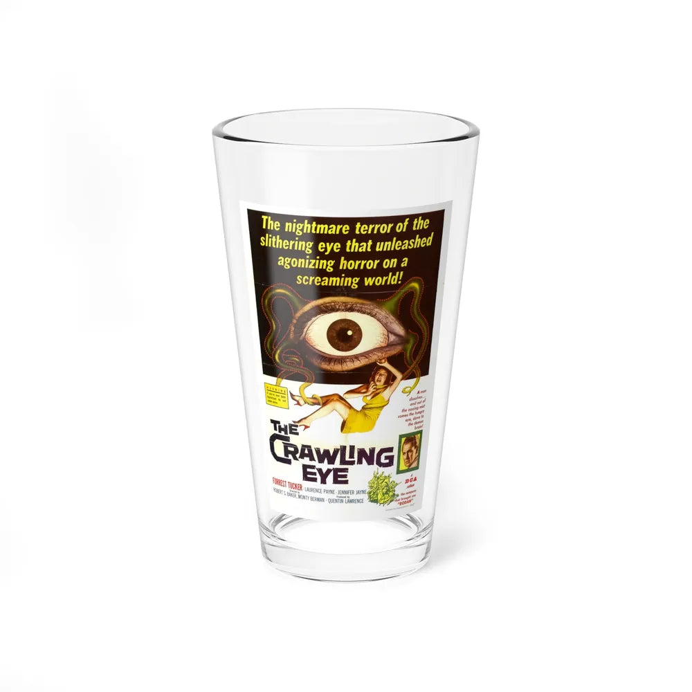 THE CRAWLING EYE (THE TROLLENBERG TERROR) 1958 Movie Poster - Pint Glass 16oz-16oz-Go Mug Yourself