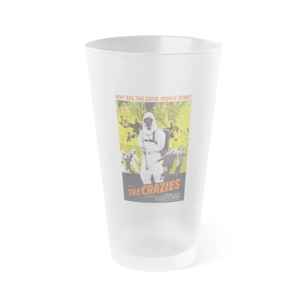 THE CRAZIES (2) 1973 Movie Poster - Frosted Pint Glass 16oz-16oz-Frosted-Go Mug Yourself