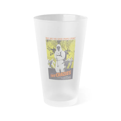 THE CRAZIES (2) 1973 Movie Poster - Frosted Pint Glass 16oz-16oz-Frosted-Go Mug Yourself