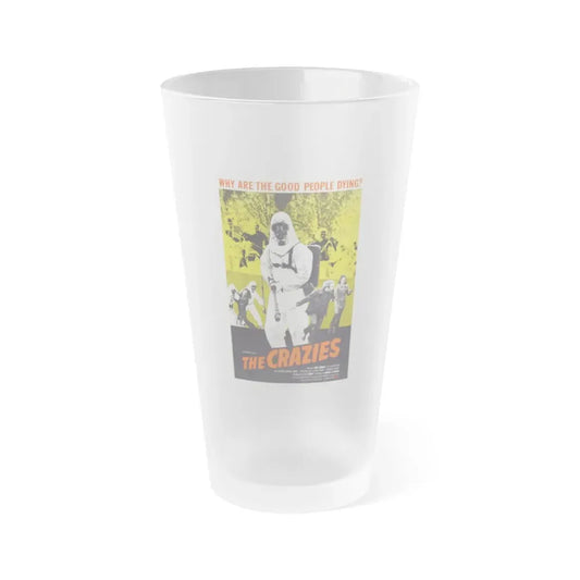 THE CRAZIES (2) 1973 Movie Poster - Frosted Pint Glass 16oz 16oz Frosted - Go Mug Yourself
