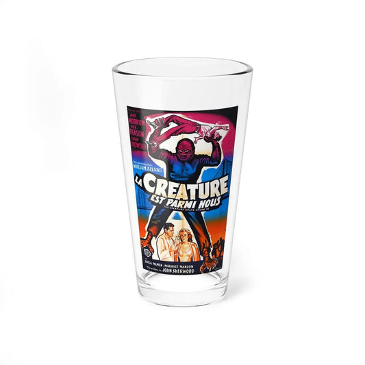 THE CREATURE WALKS AMONG US 1956 Movie Poster - Pint Glass 16oz 16oz - Go Mug Yourself