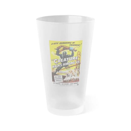 THE CREATURE WALKS AMONG US (2) 1956 Movie Poster - Frosted Pint Glass 16oz 16oz Frosted - Go Mug Yourself