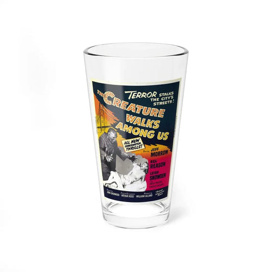 THE CREATURE WALKS AMONG US (4) 1956 Movie Poster - Pint Glass 16oz 16oz - Go Mug Yourself