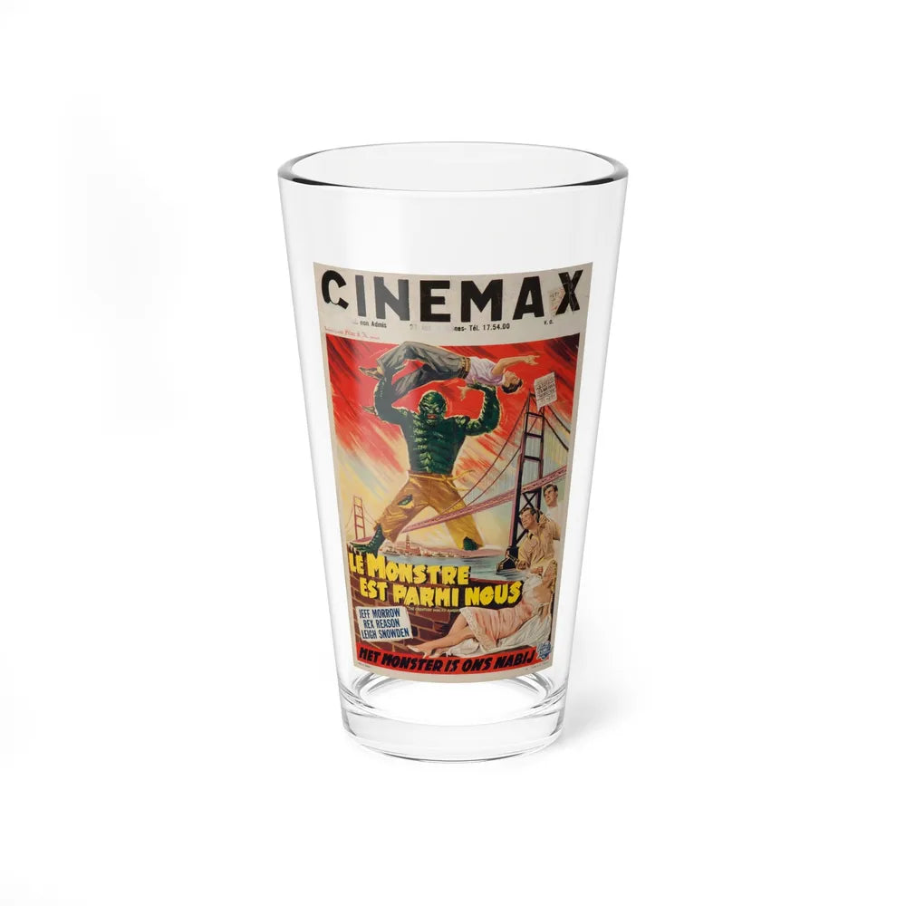 THE CREATURE WALKS AMONG US (BELGIAN) 1956 Movie Poster - Pint Glass 16oz-16oz-Go Mug Yourself