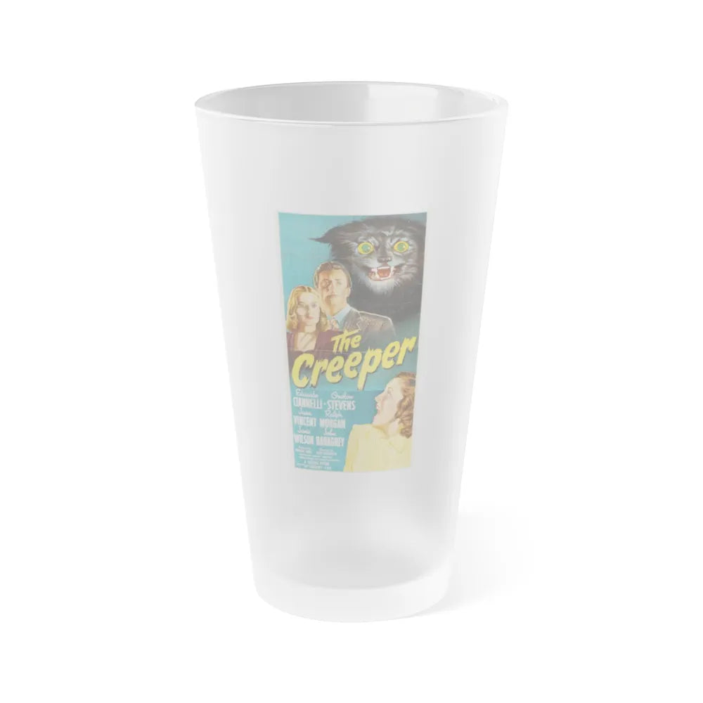 THE CREEPER 1948 Movie Poster - Frosted Pint Glass 16oz-16oz-Frosted-Go Mug Yourself