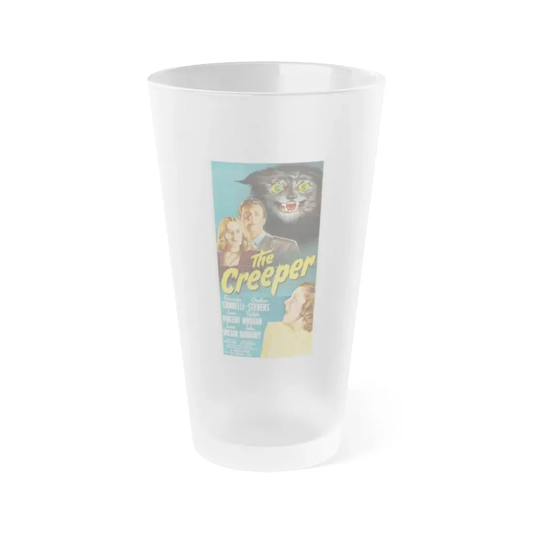 THE CREEPER 1948 Movie Poster - Frosted Pint Glass 16oz 16oz Frosted - Go Mug Yourself