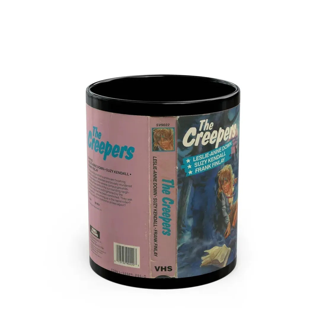 THE CREEPERS LESLIE ANNE DOWN (VHS COVER) - Black Coffee Mug 11oz - Go Mug Yourself
