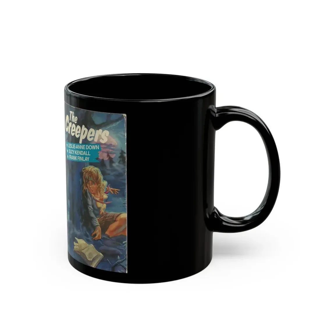 THE CREEPERS LESLIE ANNE DOWN (VHS COVER) - Black Coffee Mug - Go Mug Yourself